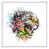 White Floater Frame Canvas