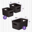 3 Piece Plastic Bin Set-73493760