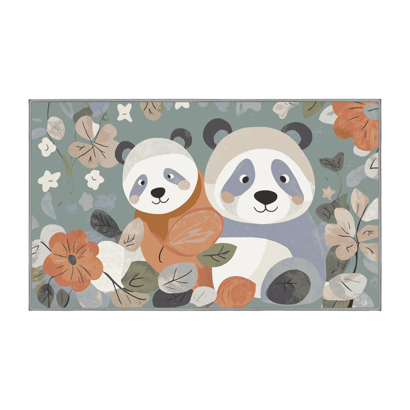 Tapis pour enfants East Urban Home, Rectangulaire 2 pi x 3 pi