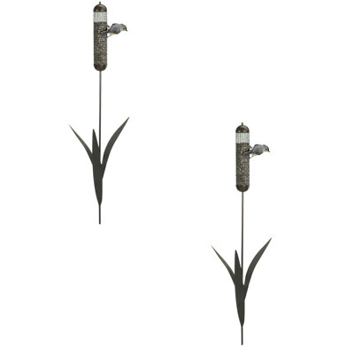 Metal Stake Decorative Bird Feeder