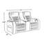 Causeuse inclinable électrique avec console Boyington-107239676-118612031