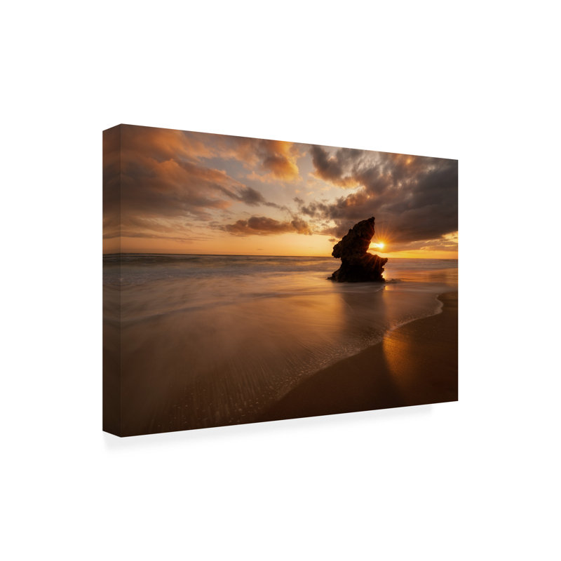 Art mural sur toile tendue - art mural «Harrison Rock» de Lincoln Harrison pour le salon, la chambre à coucher ou le bureau - 22 x 32