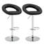 Deaisha Swivel Upholstered Adjustable Height Bar Stool