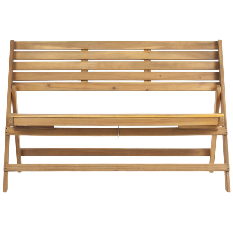 Banc de jardin en bois Mignardise, Brun naturel