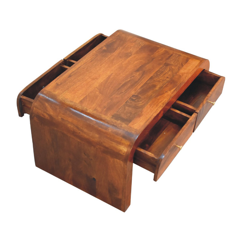 Table basse Aujanae, Brun