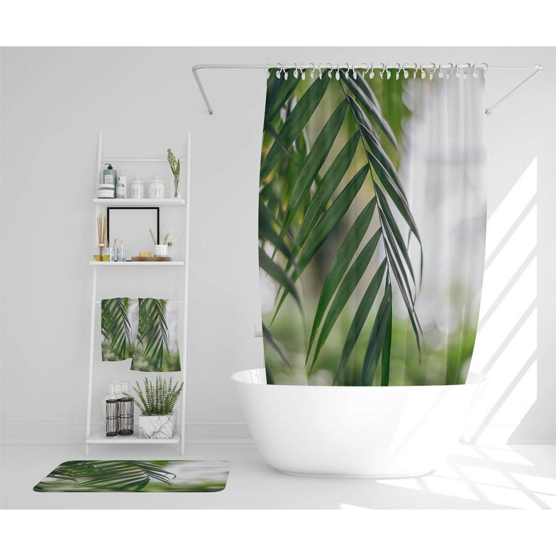 Nialle Polyester Shower Curtain Set