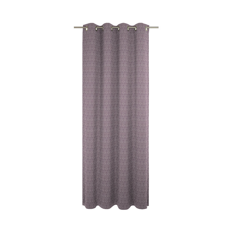 Wybron Little Parrot Eyelet Opaque Curtain, 145 W x 175 D cm, Purple/Lavender