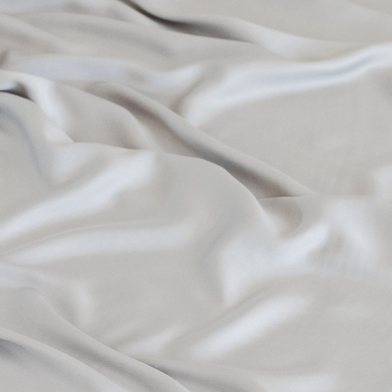 Rayon From Bamboo Flat Sheet, Light Gray, King Flat Sheet