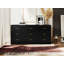 Commode horizontale 9 tiroirs Simple Style