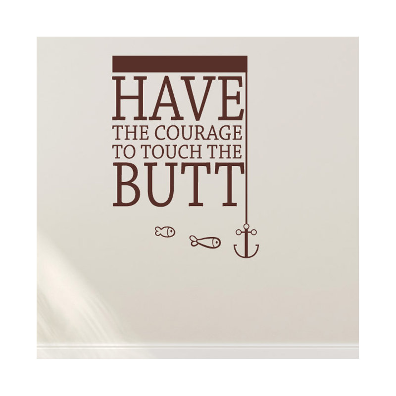 Wall Decal, Brown, Medium