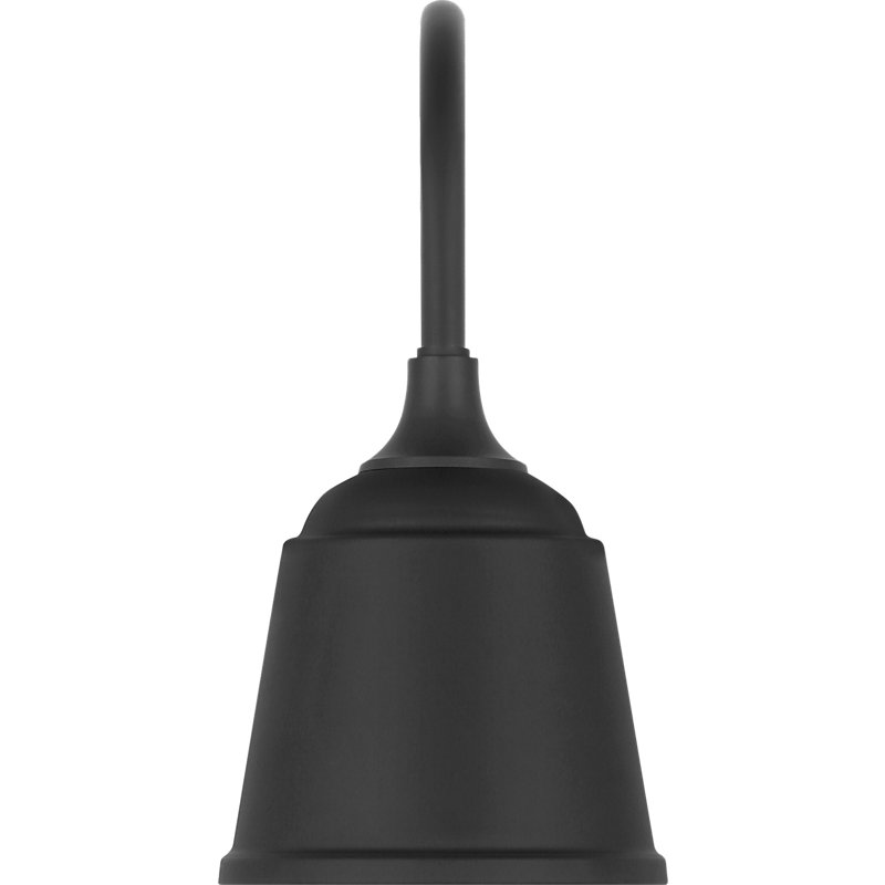 Thomas O'Brien 1 - Light Outdoor Barn Light, Matte Black, 16.25" H x 14.5" W x 8" D, Matte Black