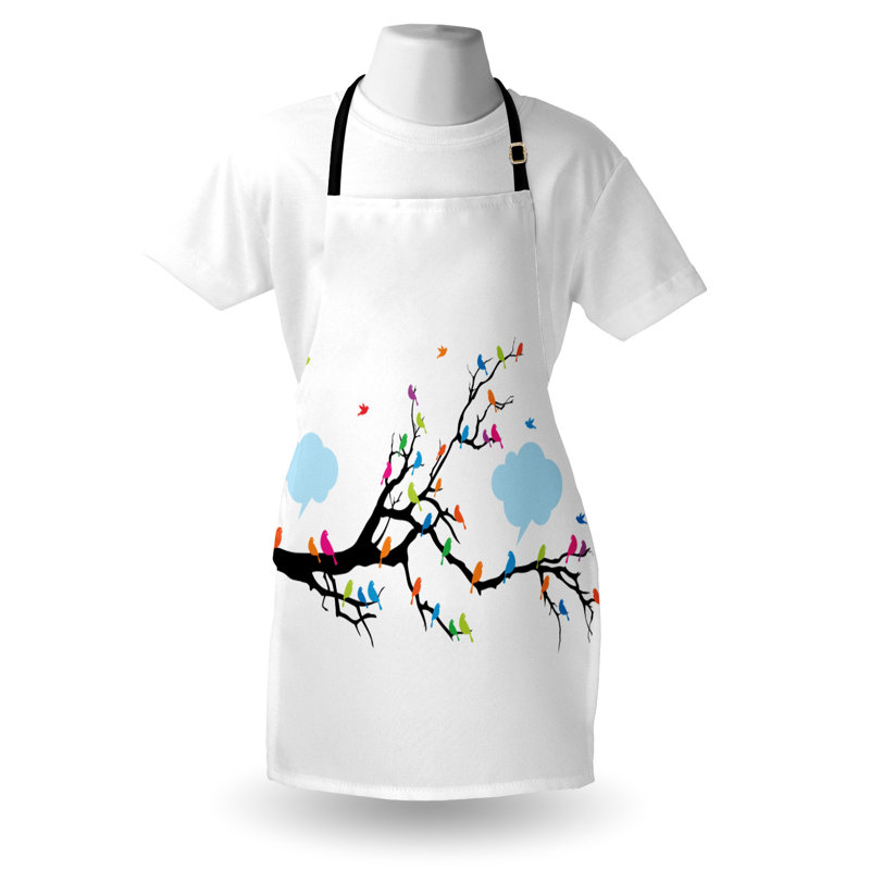 No Pattern Bib Apron
