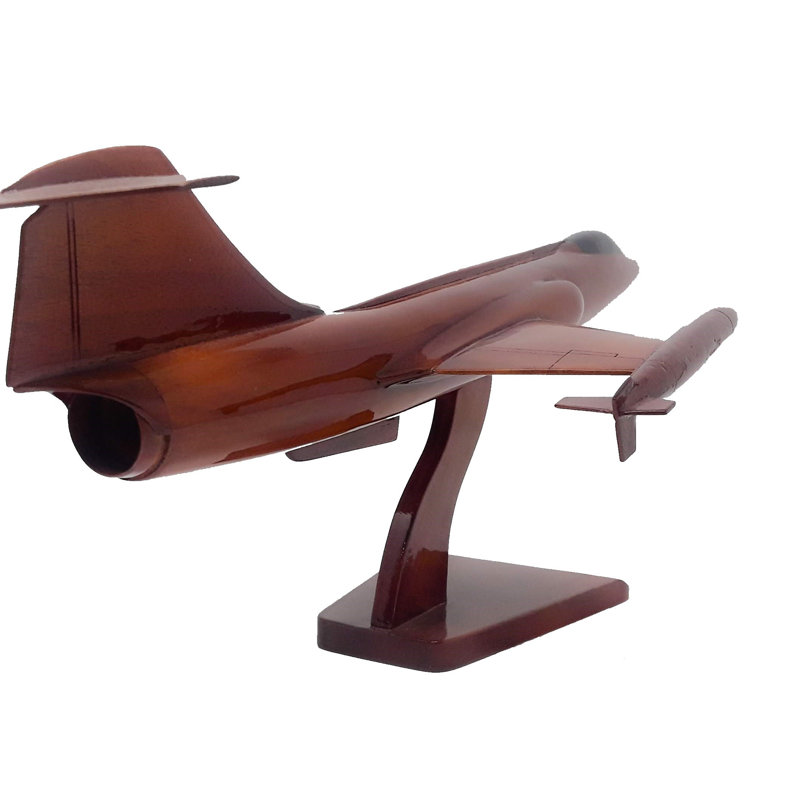 Maquette d'avion en bois Codell F-104