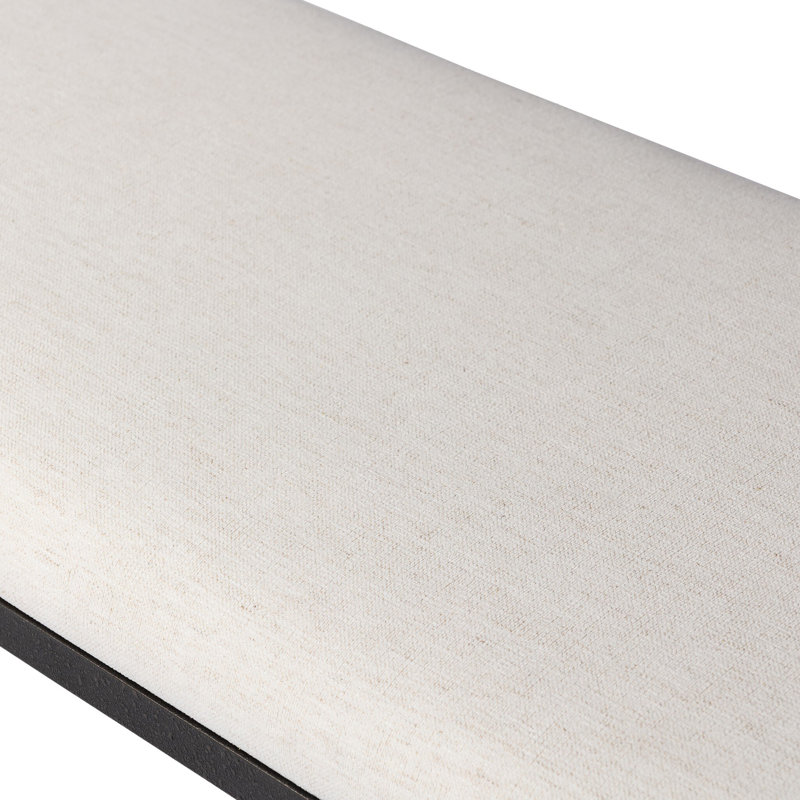JADE Upholstered Bench, Crypton Nomad Snow