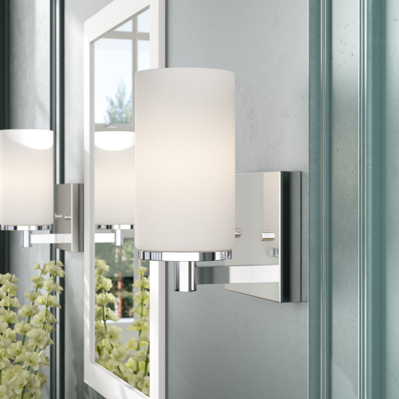 Hettinger Dimmable Bath Sconce, Chrome, Yes