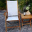 California Outdoor Teak Dining Armchair