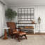 Fauteuil et repose-pieds Korey-977099634