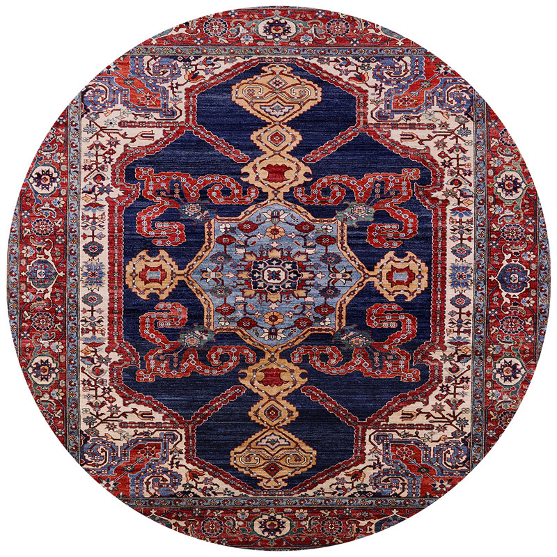 Oriental Indoor Rug, Round 6'