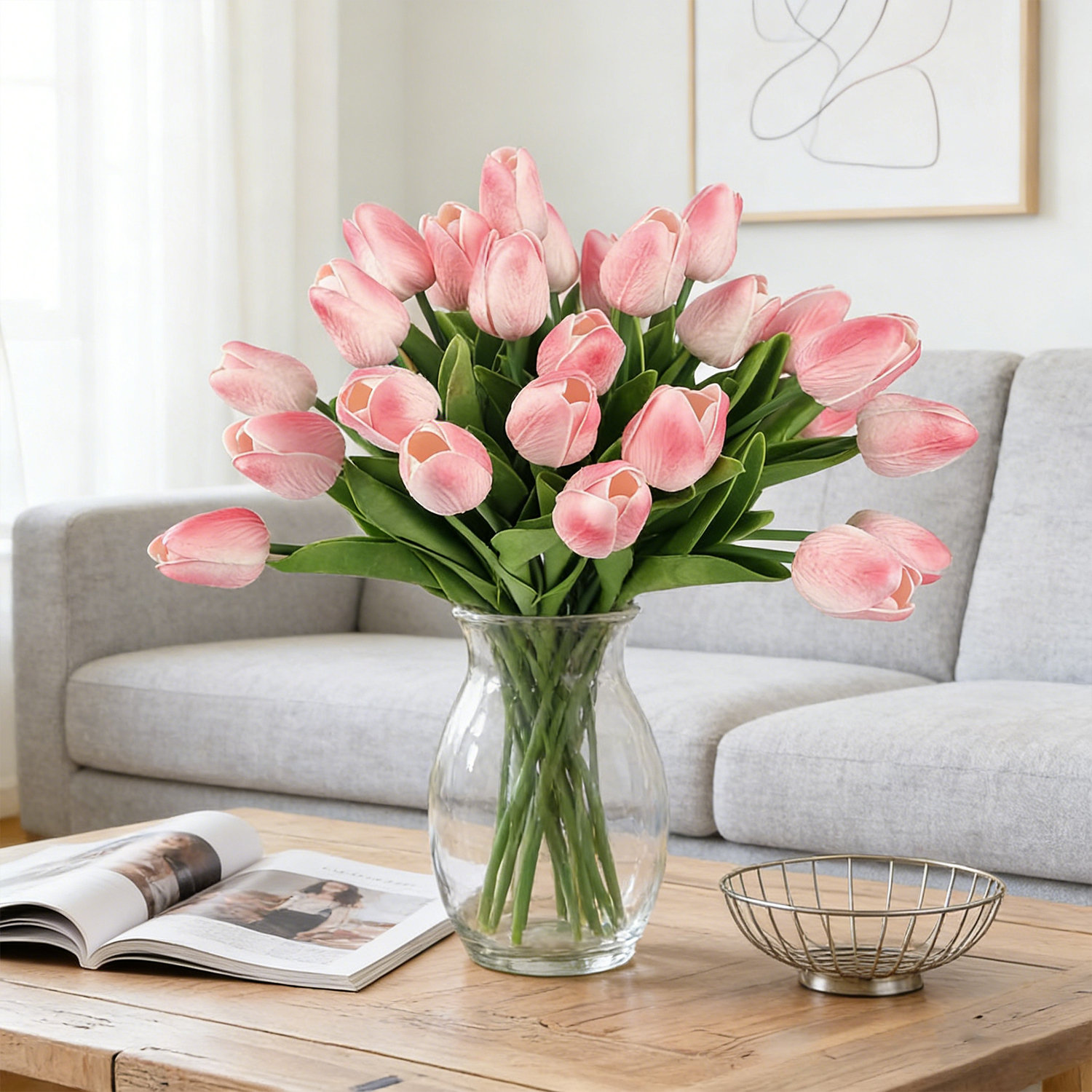 Tulip Floral Stems, Pink