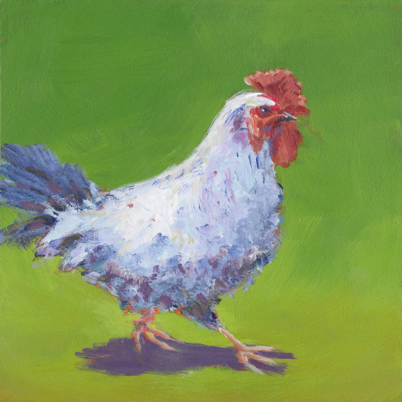 Pasture Henrietta I by Carol Young - Wrapped Canvas Painting, 51cm H x 51cm W