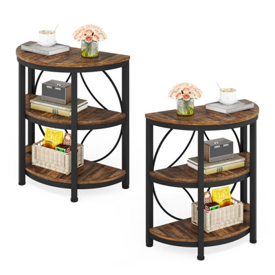 Obim 3-Shelve Manufactured Wood End Table