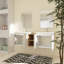 Meuble-lavabo double 58,46 po avec plateau en céramique Ansharah