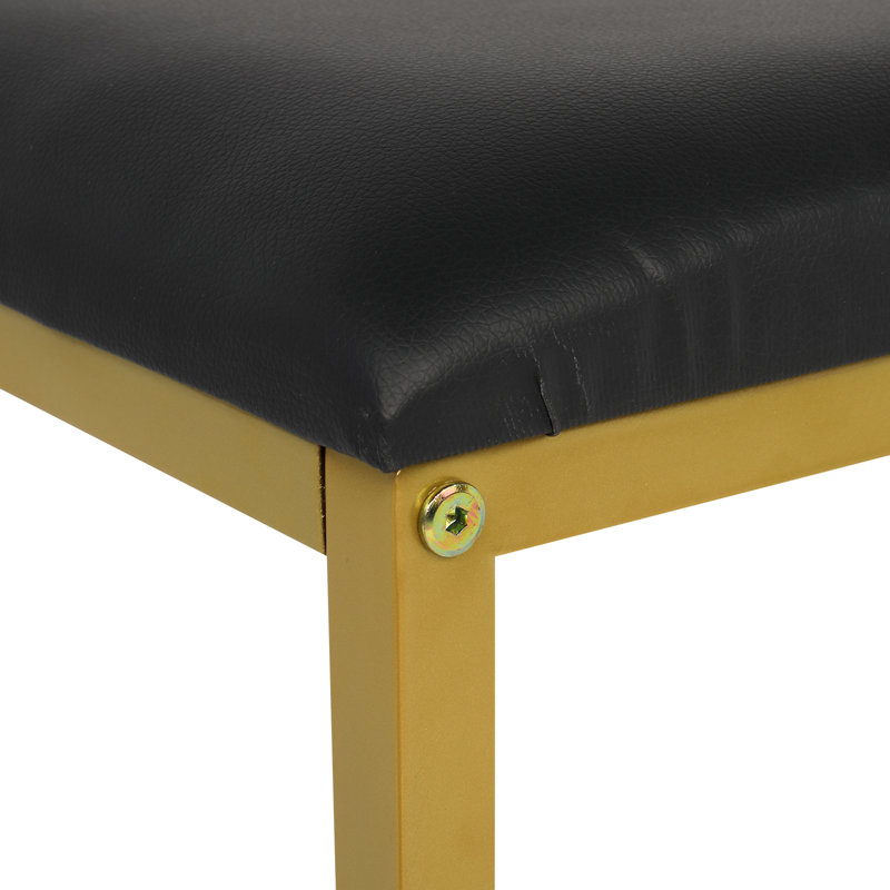 Tabouret de coiffeuse Zeppelin, Noir