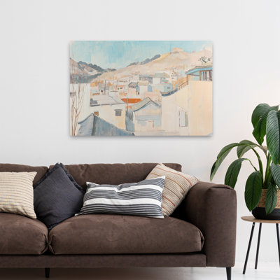 Pastel Cityline - Contemporary Hillside Village, couleurs pastel