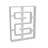 Fembra Geometric Bookcase-764539803