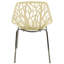 Chaise d'appoint avec pieds chromés-1350480386