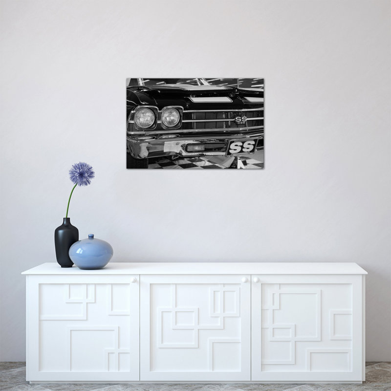 Chevelle, reproduction de photo sur toile, H 40 po x l 60 po x P 1,5 po, Toile tendue, Pas de tapis