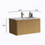 Meuble-lavabo mural moderne avec lavabo