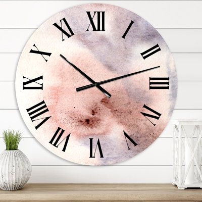 Horloge murale pastel