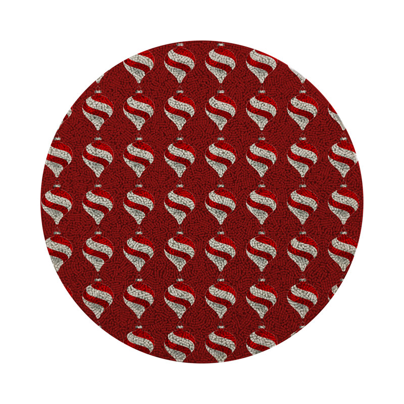 Glass Beads Round Beaded Placemats