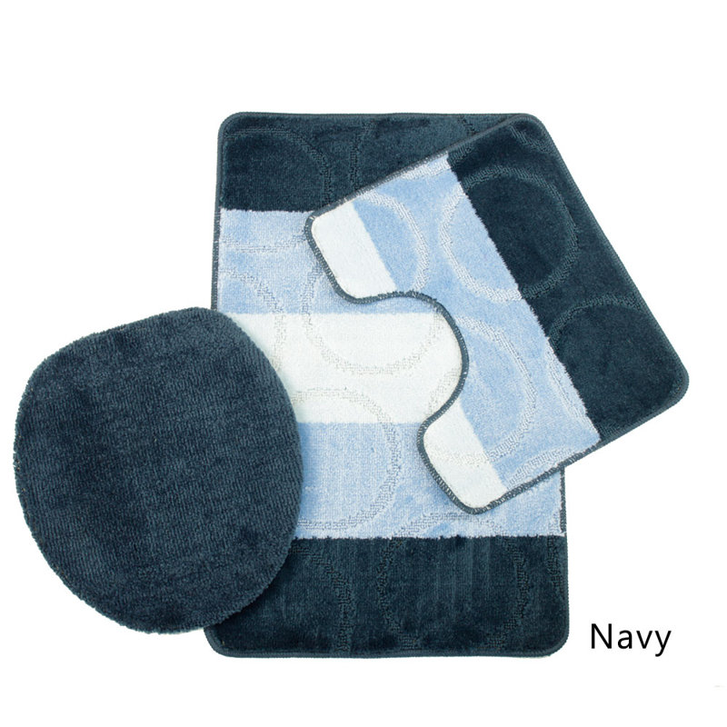 Abibat Bath Rug, Navy