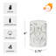 Bougie cylindrique sans parfum à volute-24101332-24101324-24101329