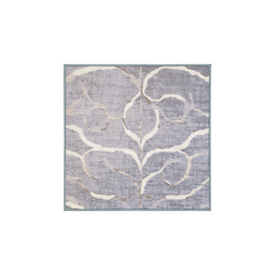 Tapis bleu lavable à la machine