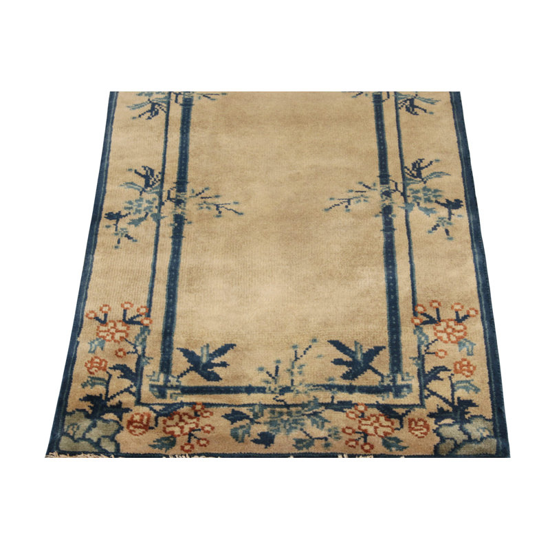 One-of-a-Kind 2' X 4' Hand Knotted Area Rug