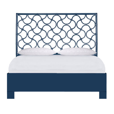 Mar Wicker Open-Frame Bed