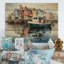 Port Harbor Reflections XVII sur bois-1451668614