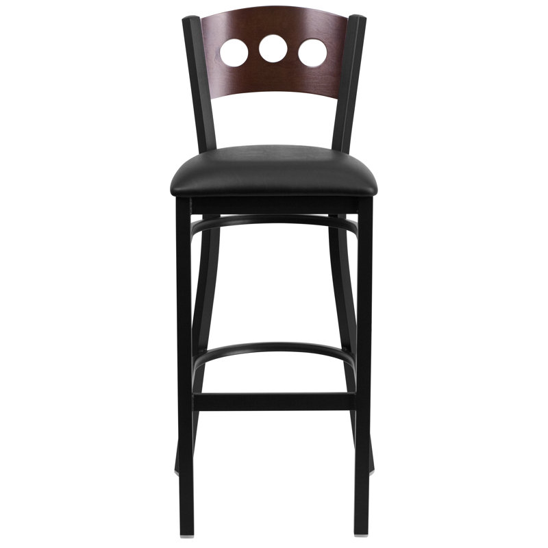 Tabouret de bar Lomonaco, Noir