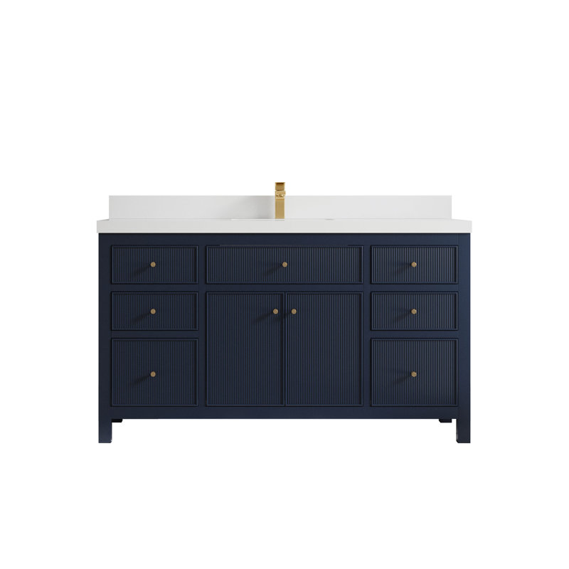 Meuble-lavabo double 60 po
