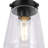 Williston Forge Modern Black Mini 1-Light Glass Pendant Light | Wayfair