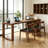 Modern Rectangular Solid Wood Desks with Drawers-976890233