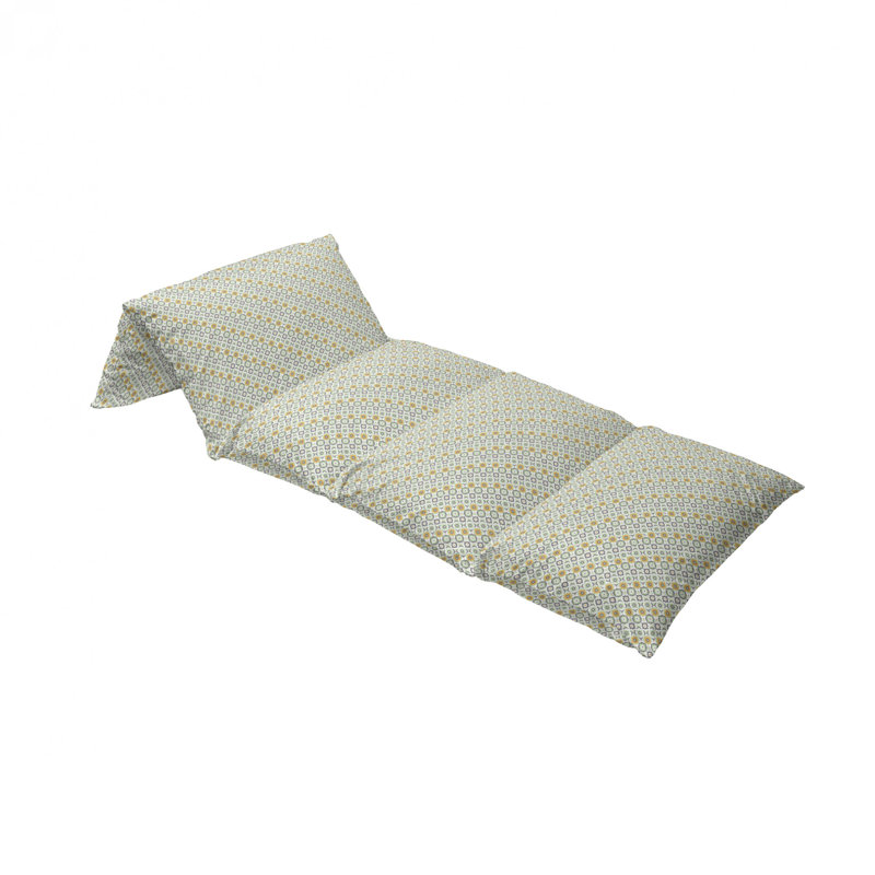 Housse de coussin d'extérieur Lotus Eastern, H 2 po x l 36 po x P 88 po