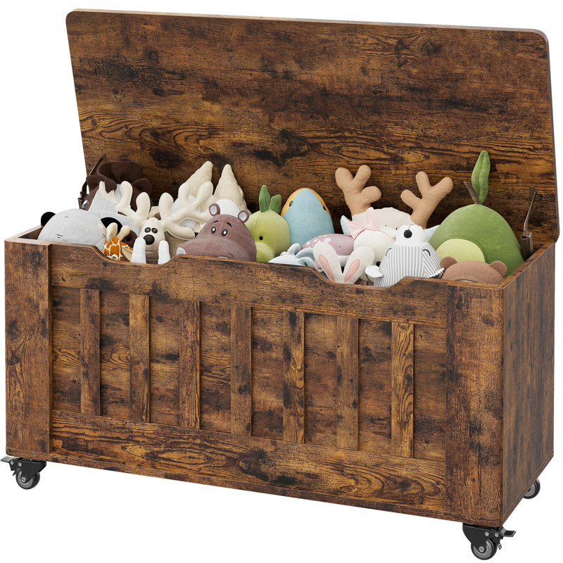 Wood Storage Bench