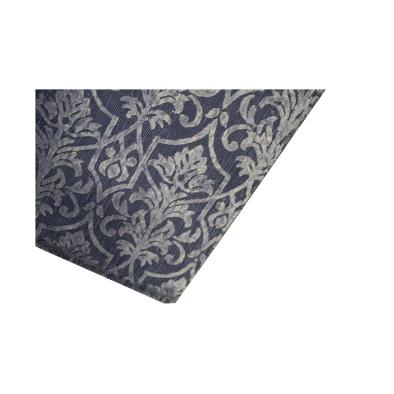 Damask Area Rug in Blue