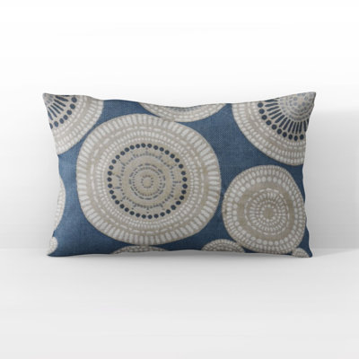 Sequined Cotton Blend Reversible Throw Pillow