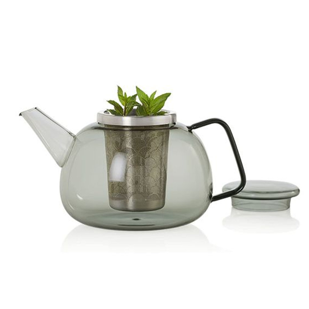 Yuna Glass Tea Pot with Filter 1.6L - Clear