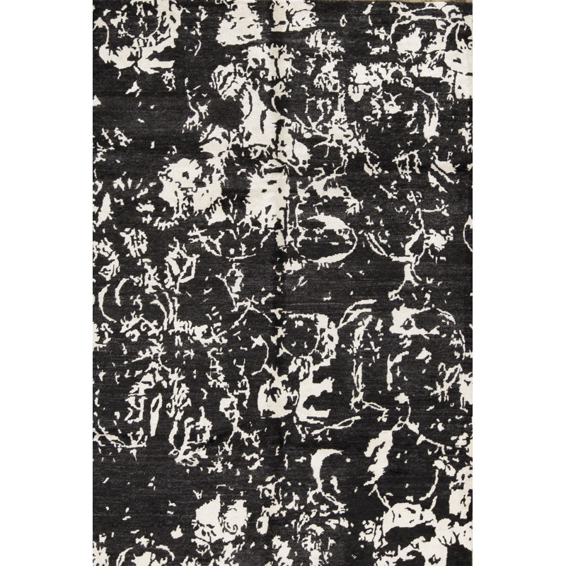 Abstract Area Rug, Rectangle 6'2" x 9'